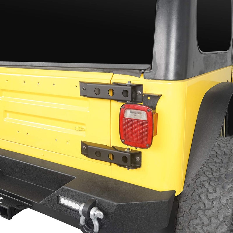 V8 GOD Wrangler Tailgate Hinge Set Compatible with Jeep Wrangler TJ 1997 1998 1999 2000 2001 2002 2003 2004 2005 2006 - Image 2
